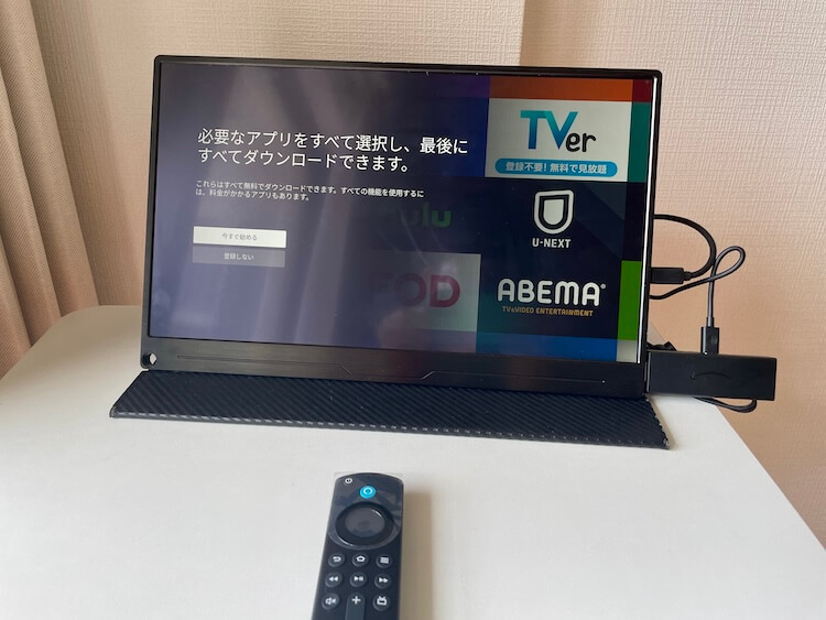 fireTV モニター接続