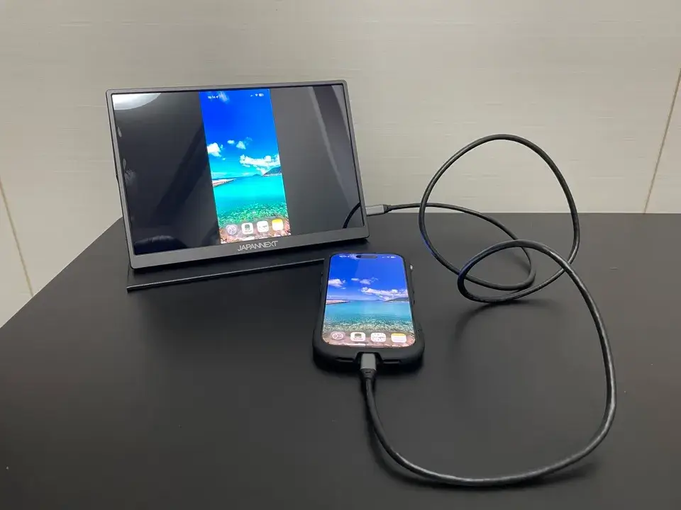 22JAPANNEXT JN-MD-IPS105FHDPRスマホ縦