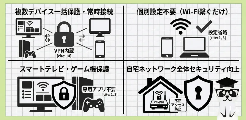 VPNルーターのメリット_