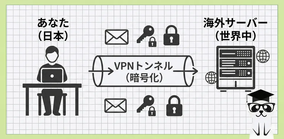 VPNとはトンネル_