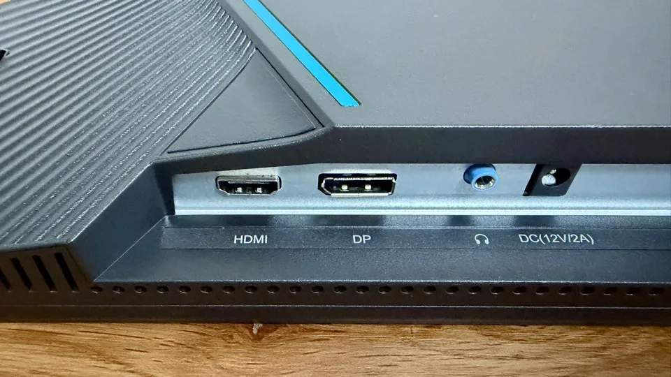 JN-Ei238G144F背面のHDMI・DisplayPort・電源などの入力端子