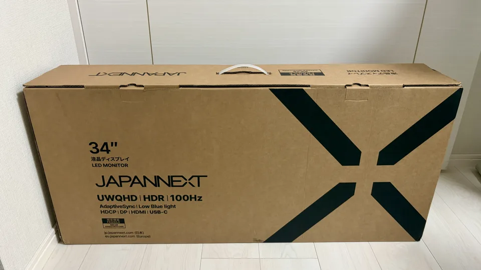 JN-IPSC34UQ2-C6の外箱